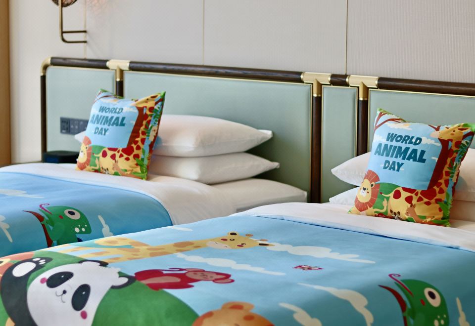 動物世界小童主題房（雙床）