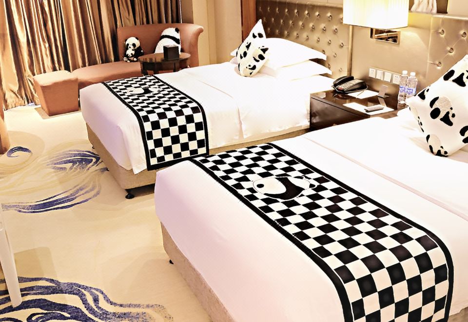 家庭亲子房｜Q萌熊猫主题房