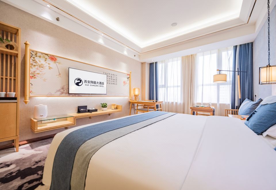 尊享·豪华大床房-明窗+电动窗帘