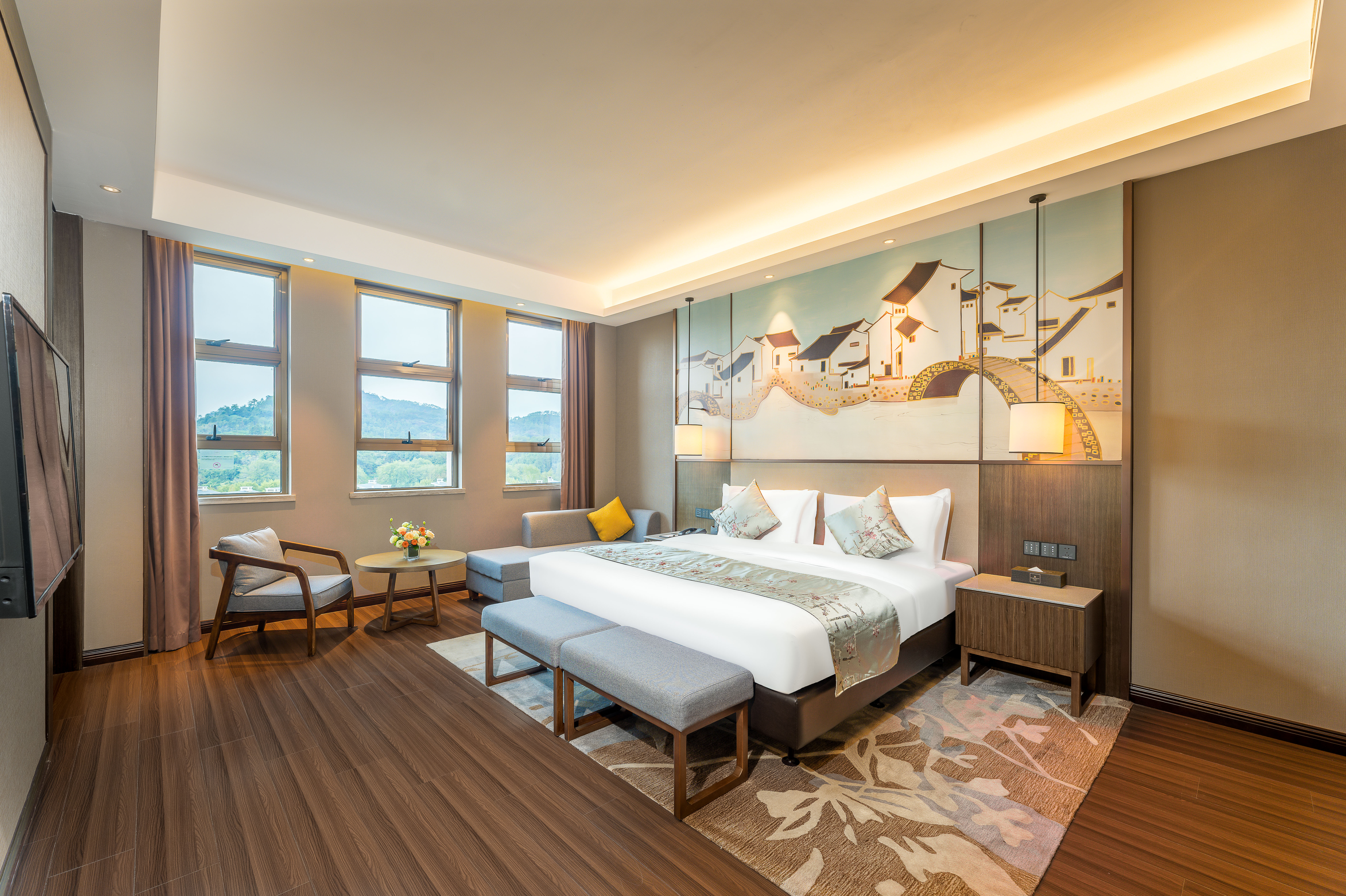 Millennium Resort Wuyishan山景套房