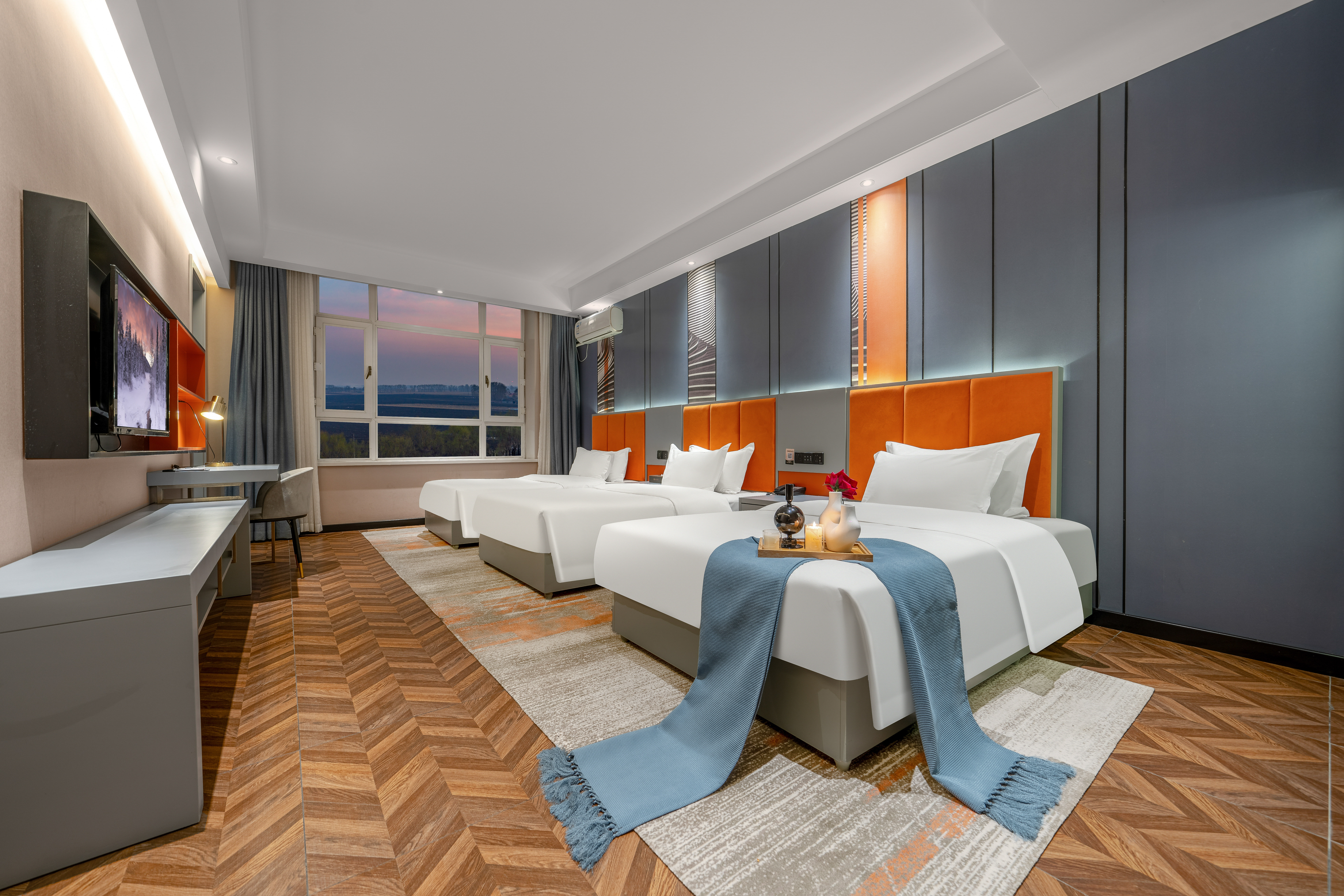 轻奢三人间【智能马桶+腿足按摩器+逸安砖隅乾湿分离】