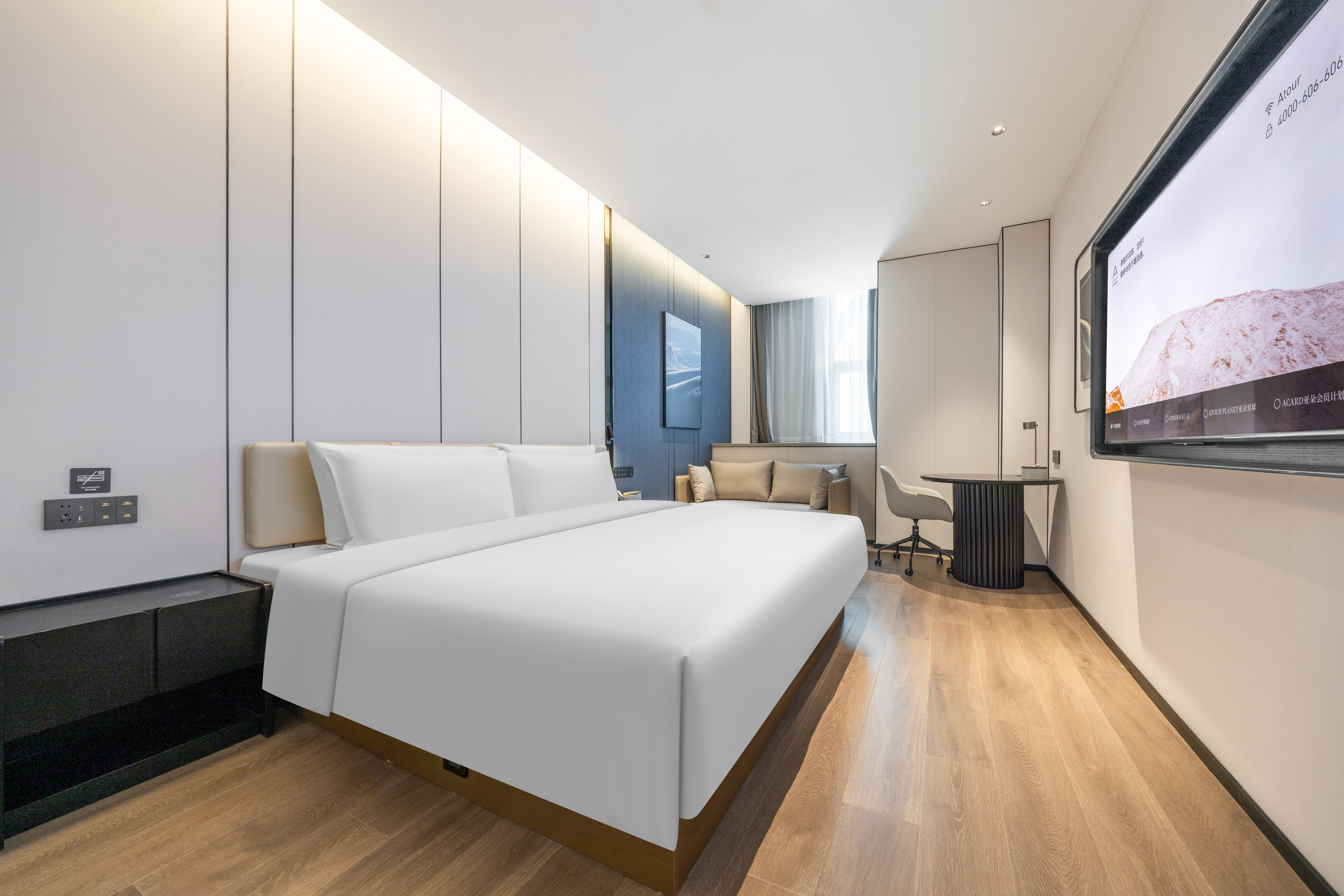 Elegant Smart Room (Double Bed) (Fridge)