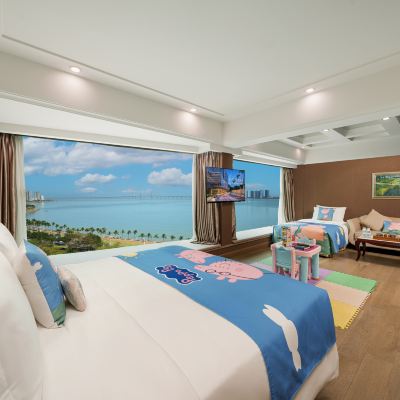 貴賓樓豪華海景親子房（觀港珠澳大橋+觀海上日出） 珠海海灣大酒店優惠