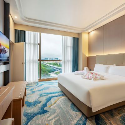 家庭套房（超靜音零壓力床墊+智能小度+落地窗+浴缸） 廈門探索飯店優惠
