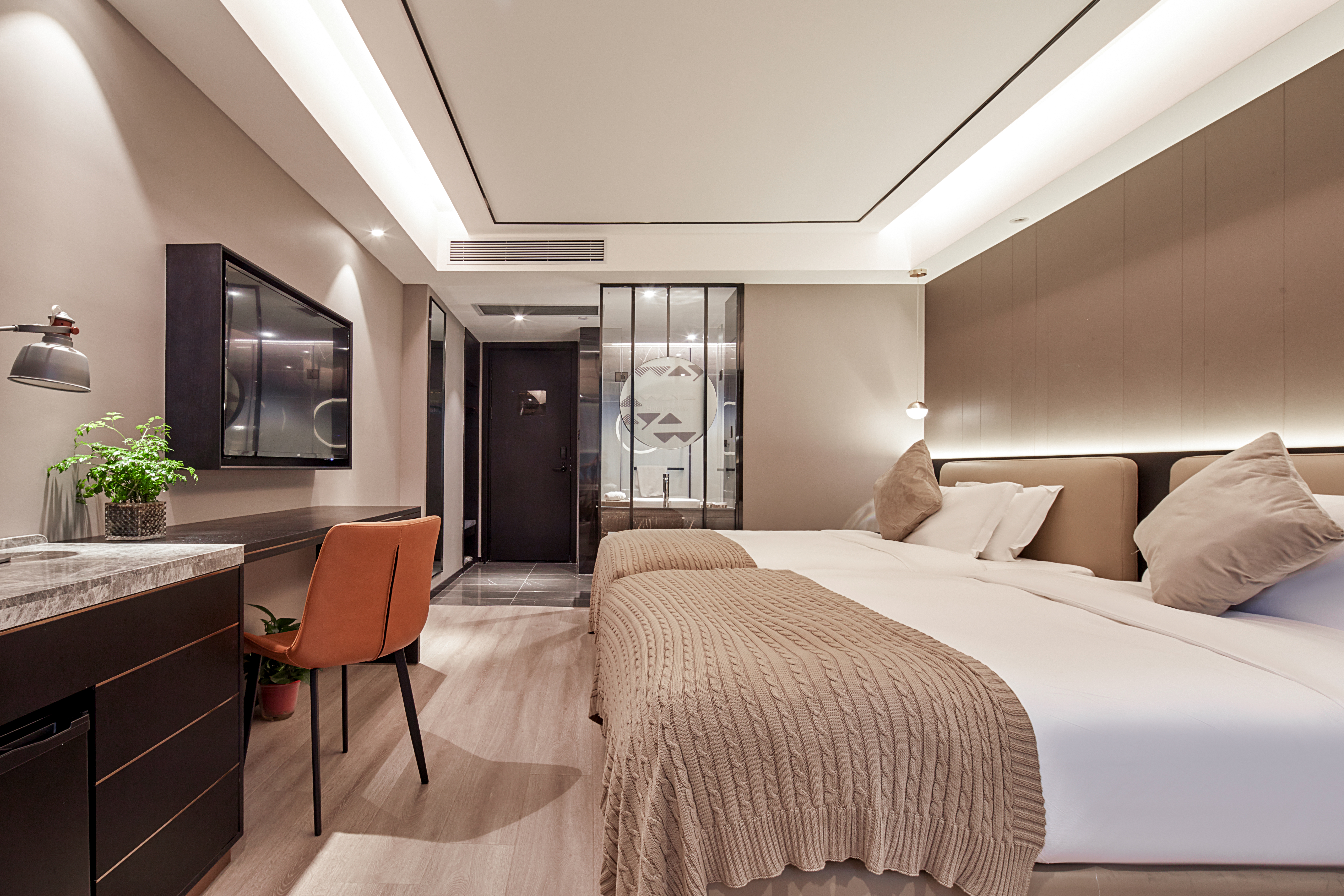 馨雅双床房（悠闲沙发+零压记忆床垫+智能客控）