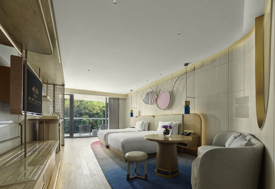 云锦双床房│女性友好-独立梳粧台