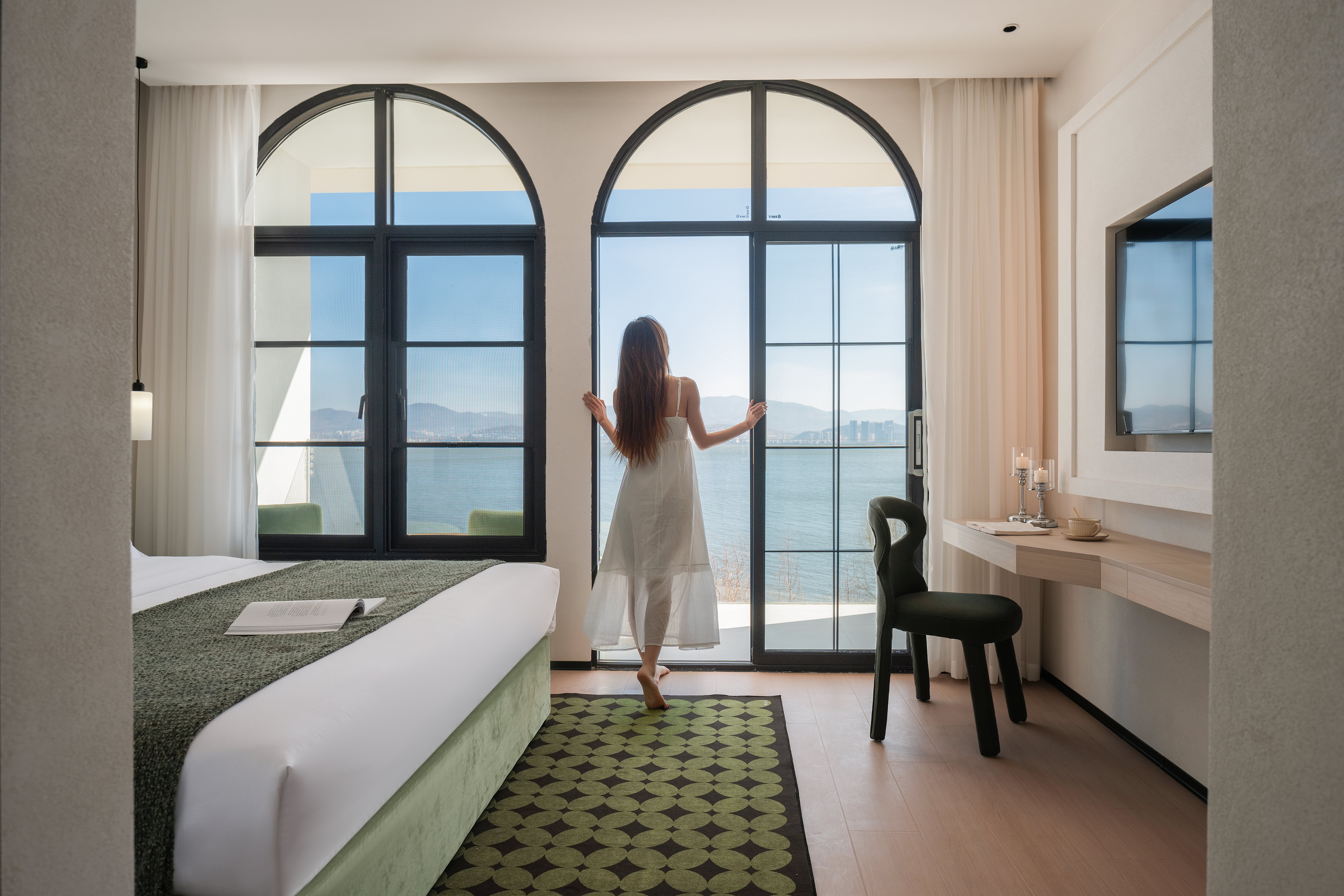 心澜绮梦180°阳台海景大床房·全屋智能+一线海景+阳台