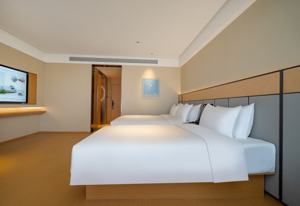 亲子房【一大一小双床|金可儿床垫|小冰箱】