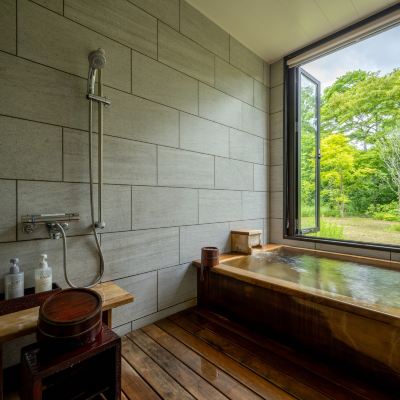 和洋室1階【源泉半露天風呂・テラス付】 Yamanokami Onsen Bessho Seiryukan クーポン