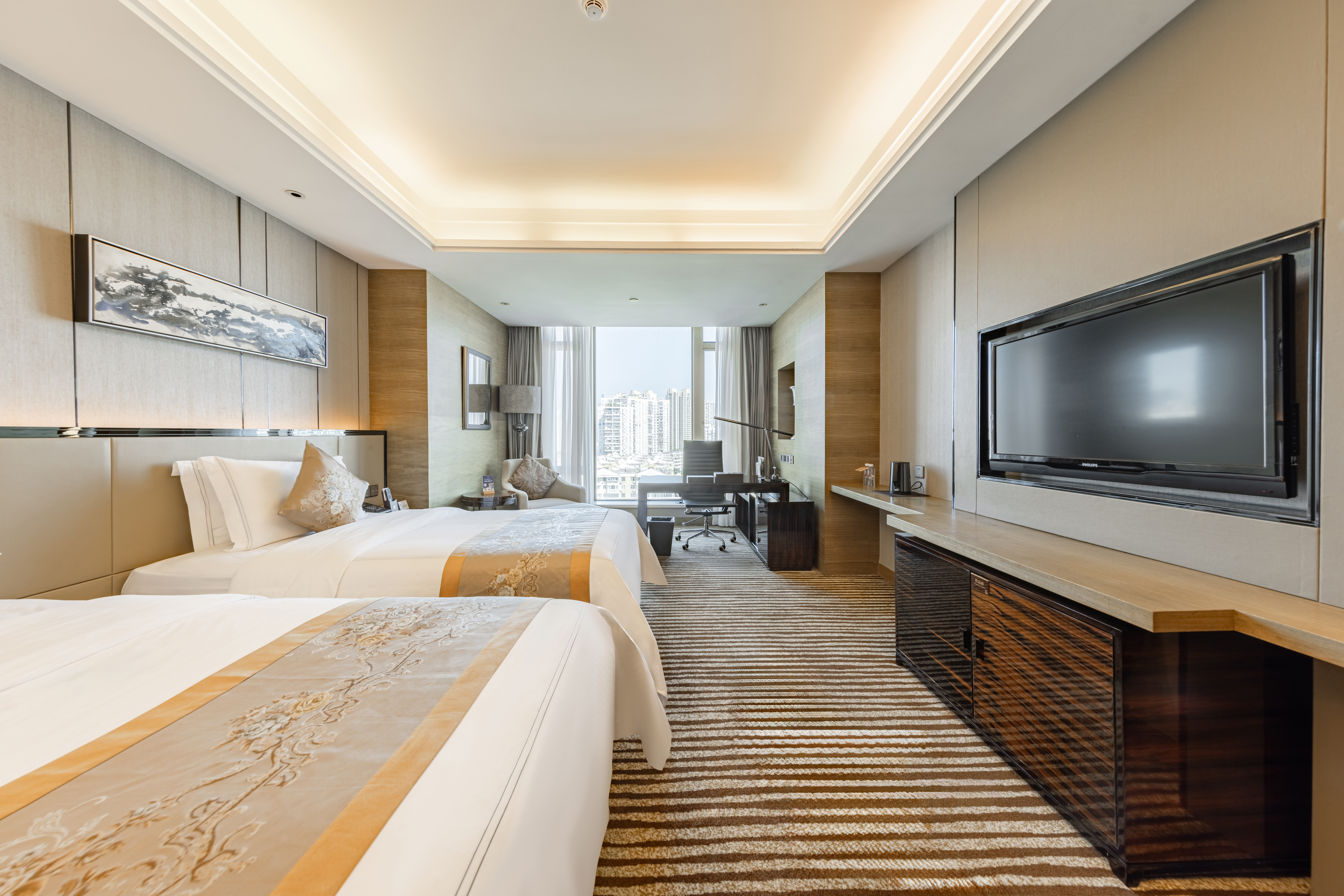 Shenzhen YANGBANGLANGYUE International HotelScenery Standard Twin Room