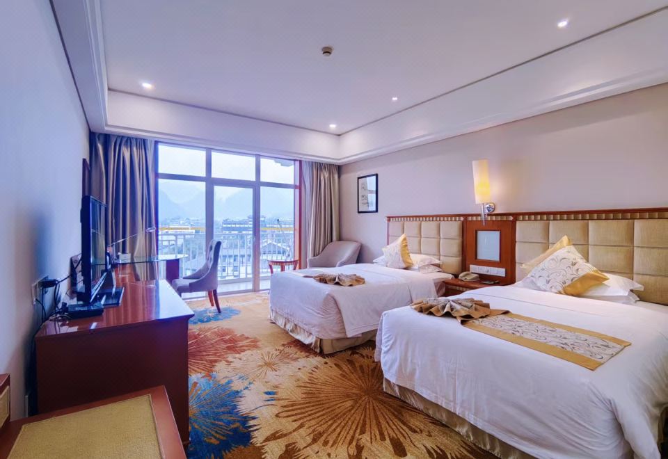 Qinghe Jinjiang International HotelDeluxe View-seeing Twin Room