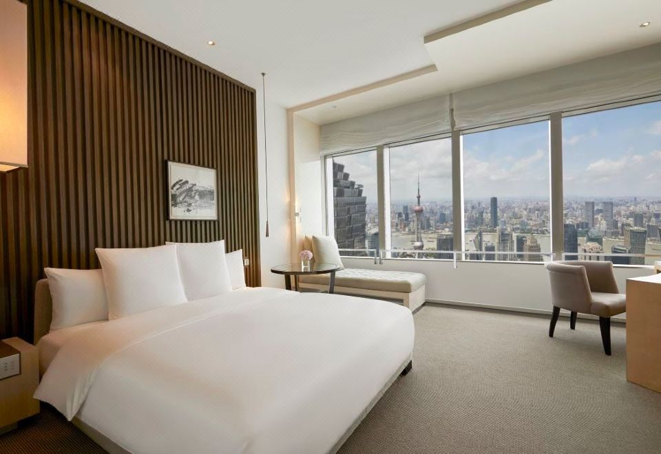 Park Hyatt Shanghai1 Night Outdoor Connected Family Room With Pearl Tower View