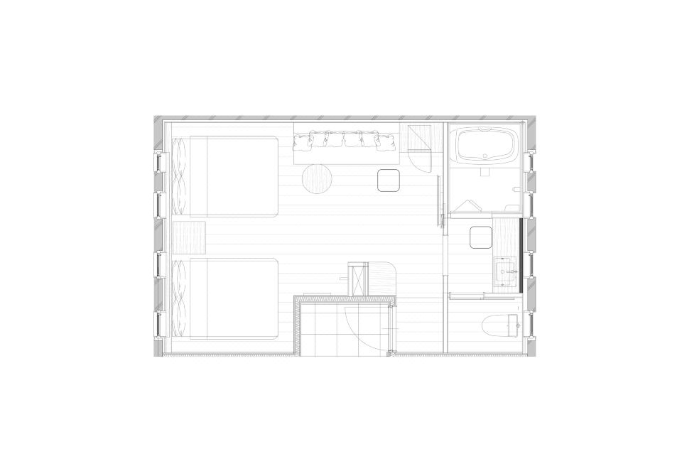 Hotel Paul HouseDeluxe Double Room With Two Double Beds