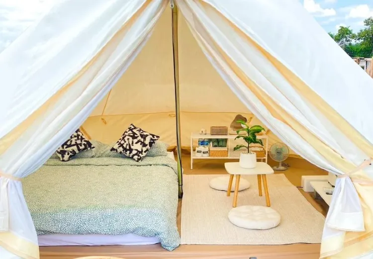 เต็นท์กระโจมเตียงเดี่ยว (โซน1)