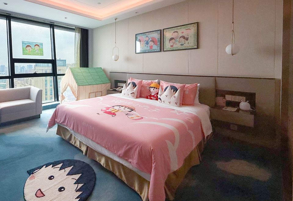 樱桃小丸子主题大床房