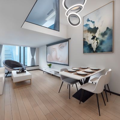 歡樂谷 | 電影主題LOFT兩室兩廳（洗衣機+烘乾機+冰箱） 享萊行政公寓（深圳北站店）優惠