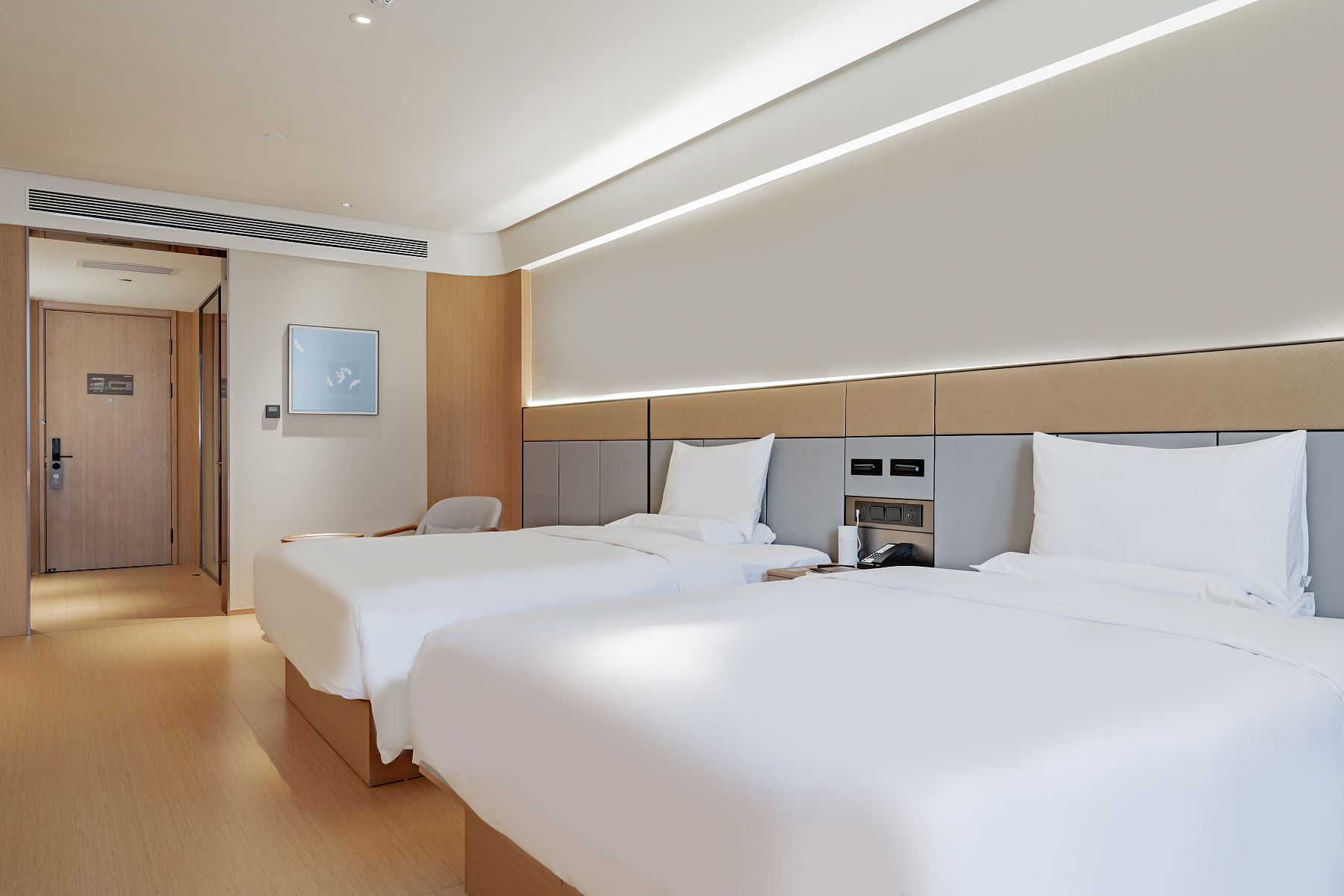 舒压高级双床房（深睡床垫+深睡枕+手机智能投屏）