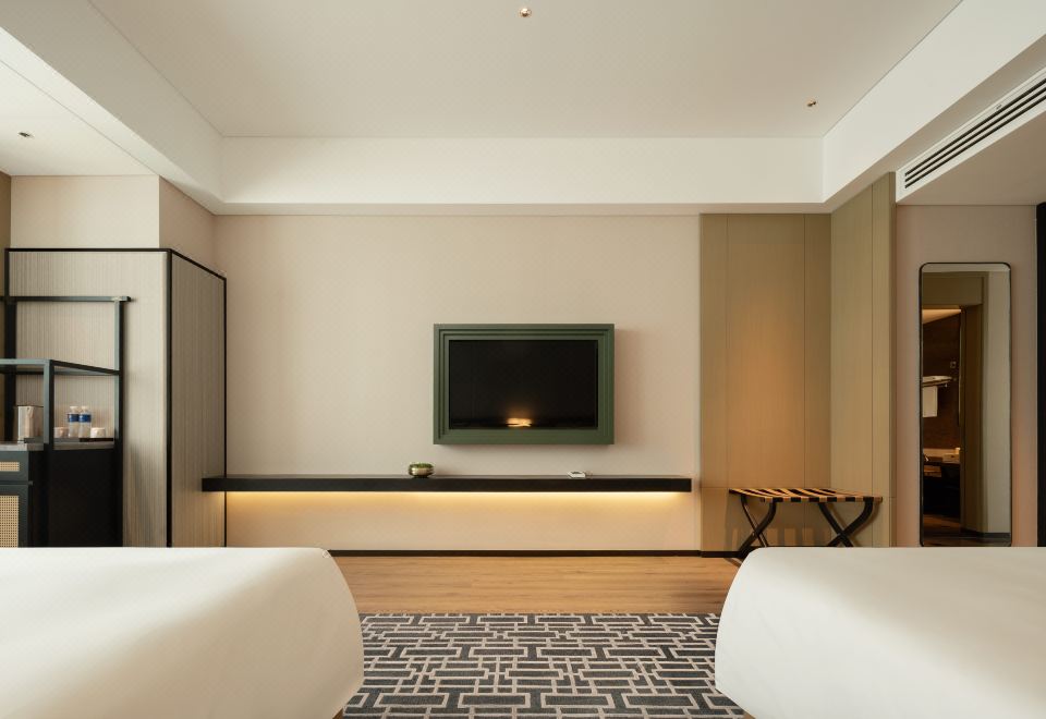 豪華雙床房【超大陽台落地窗+絕美視野】