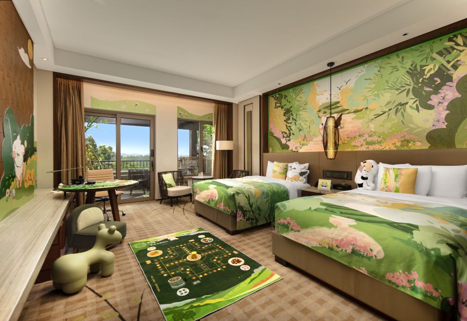 JW Marriott Hotel Zhejiang AnjiSunshine Sports Family Balcony View Twin Room