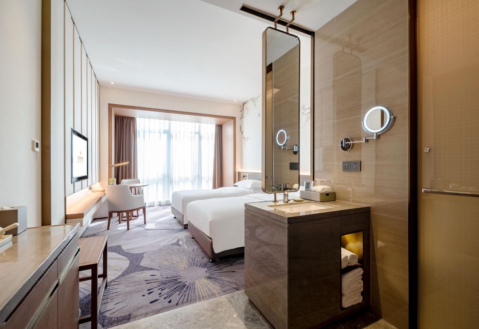 栖云楼高级园景双床房（富氧私家花园+零压舒睡枕）