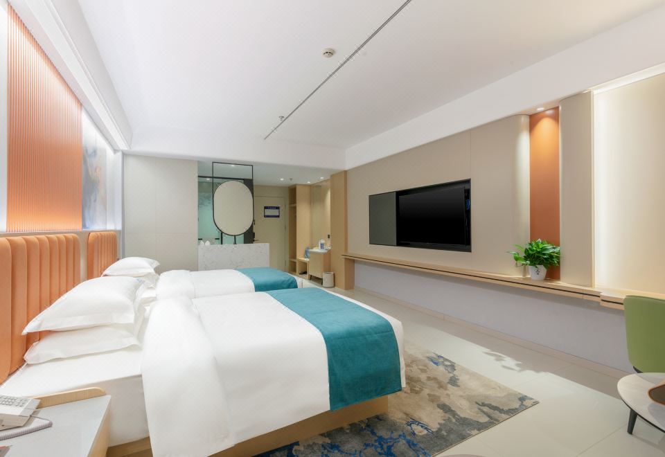 智能高级双床房（小度智能语控丨软硬双功能床垫丨乾湿分离）