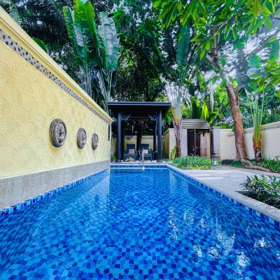 花園豪華雙床泳池別墅 西雙版納稷澤萬達文華度假酒店優惠