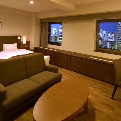 連通房（雙床+單人）高層 禁煙 札幌大通公園景觀酒店優惠