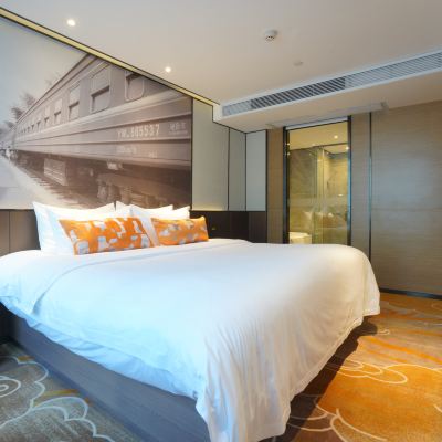 豪華套房（大床） 白雲城市飯店（廣州火車站地鐵站店）優惠