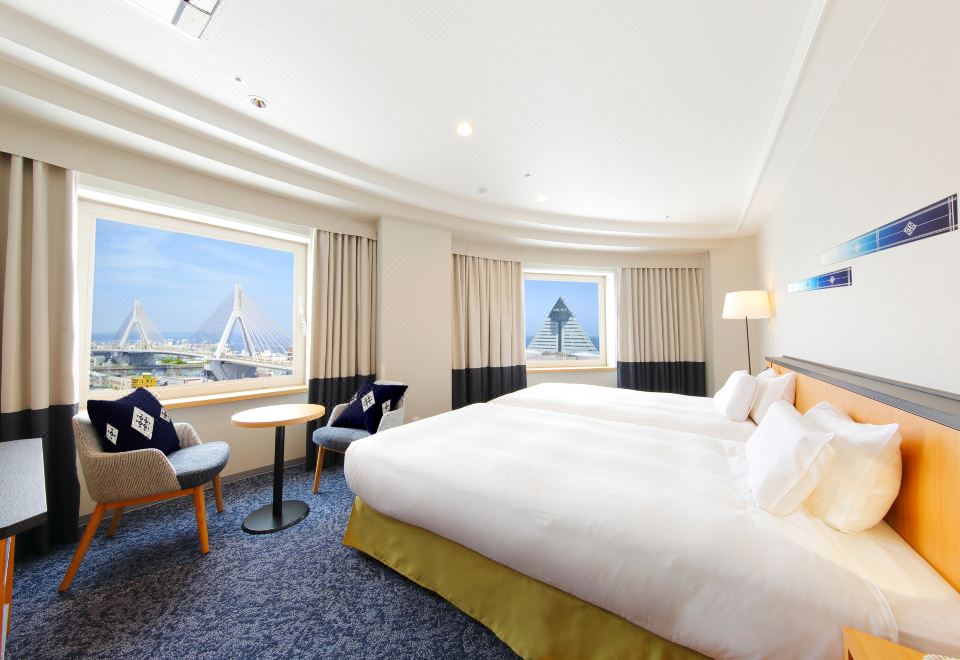 2025新装修 豪华舒适转角双床房 禁烟