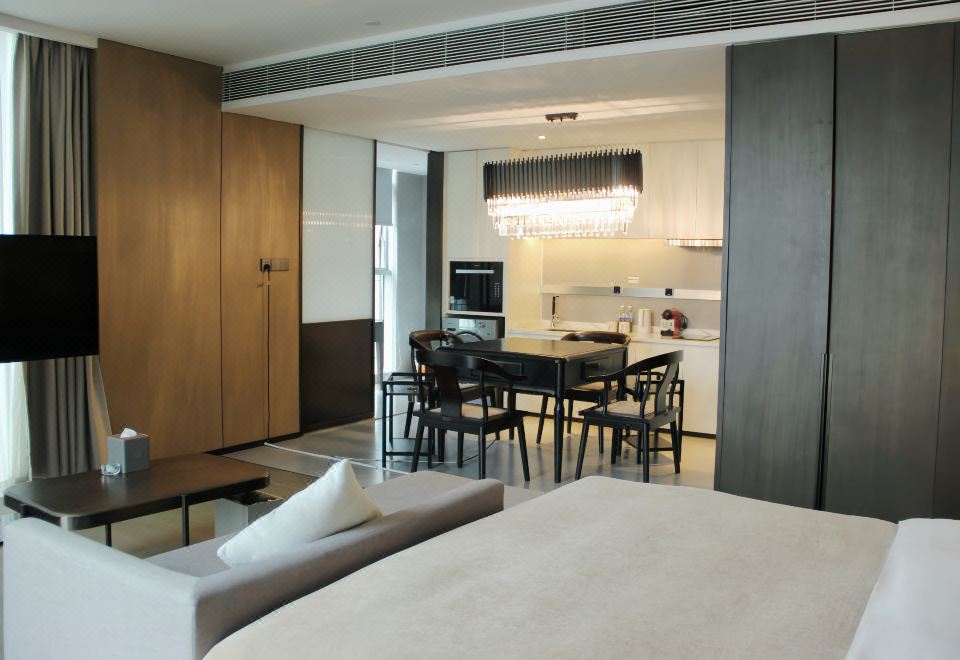 棋牌公寓大床房（全套廚具+金可兒床墊+戴森吹風機）