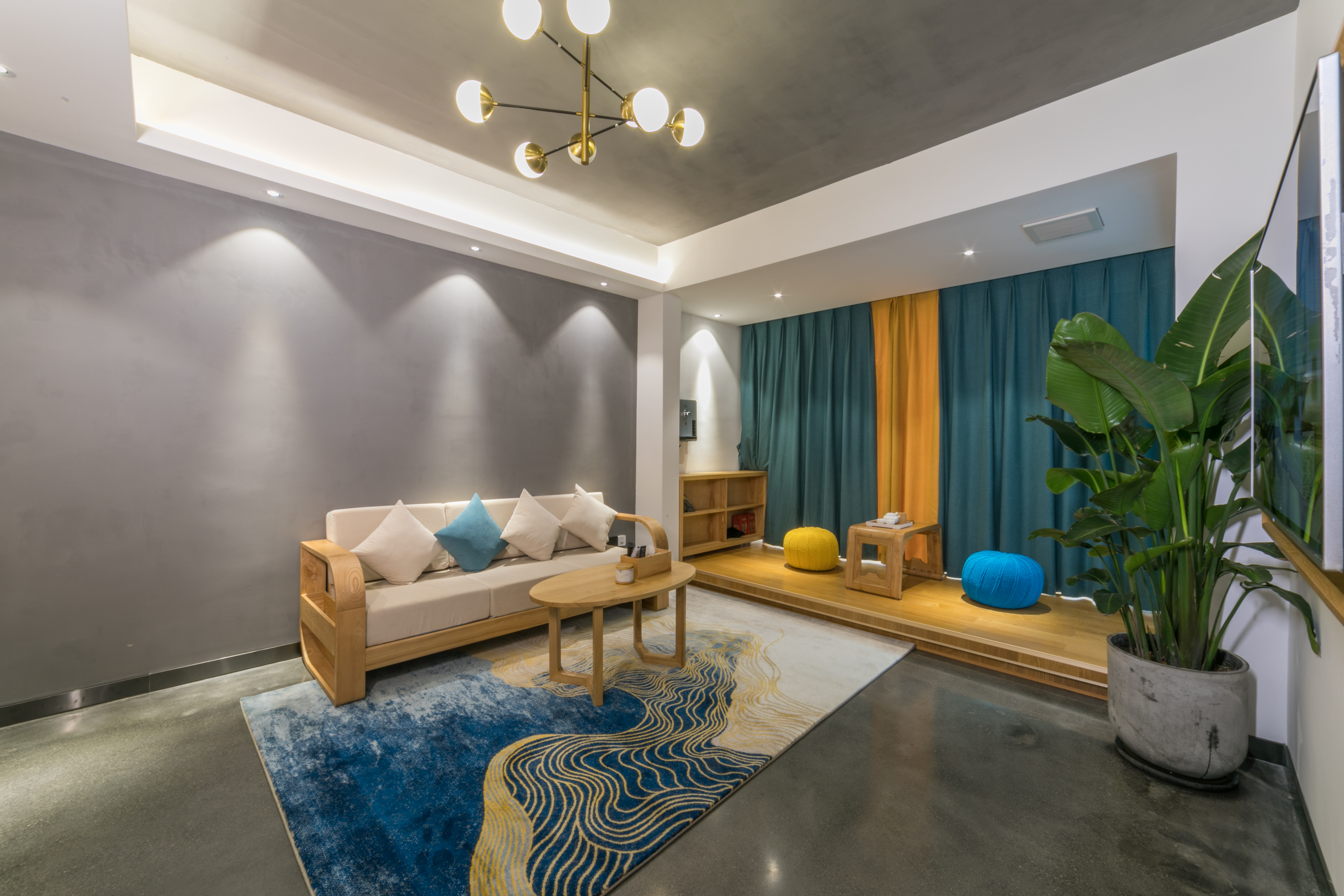 拾野豪华大套房（轻奢浴缸+智能马桶+智能窗帘）