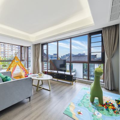 親子雙卧套房（超級飛俠恐龍版） 銀座佳驛輕居（峨眉山店）優惠