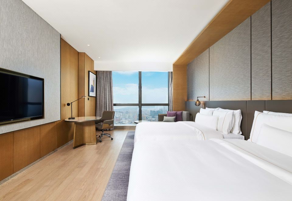 豪华城景双床房