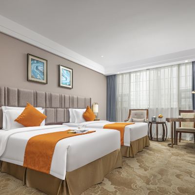 靜享時光雙床房（休閑椅+辦公桌+辦公椅+品質床品） 贛州山水大廈（南門口步步高店）優惠