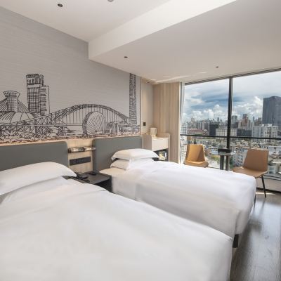 新豪華雙床房 珠海粵海飯店（拱北口岸高鐵站店）優惠