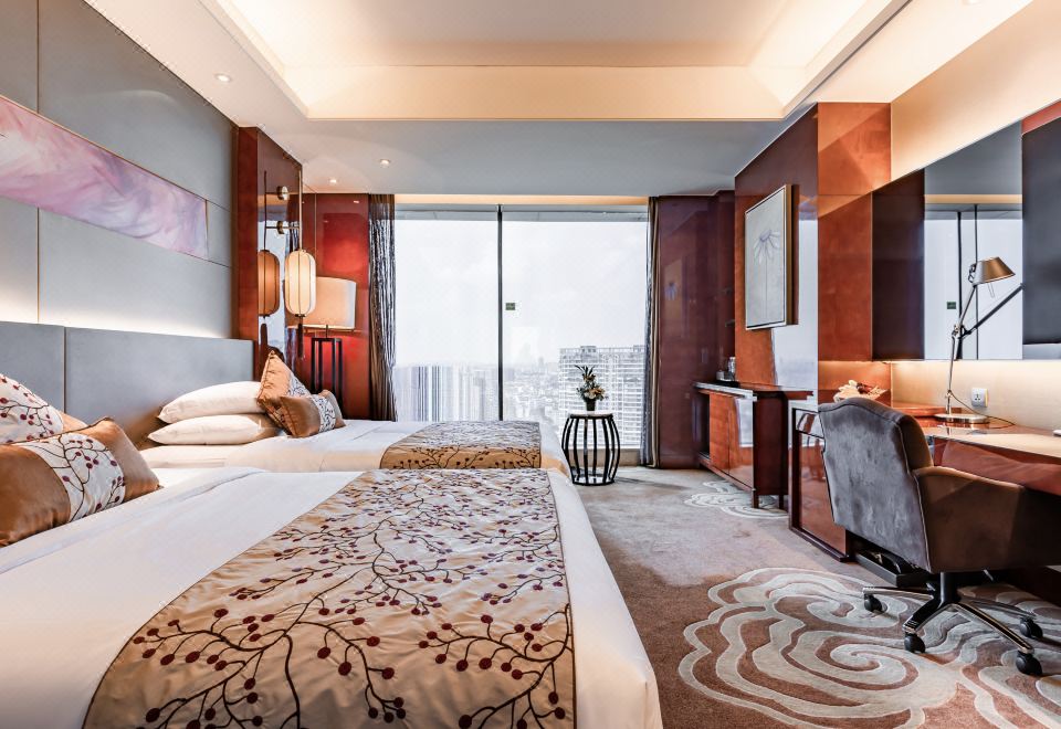 高空行政雙床間（超大落地觀景窗+無限夜景）