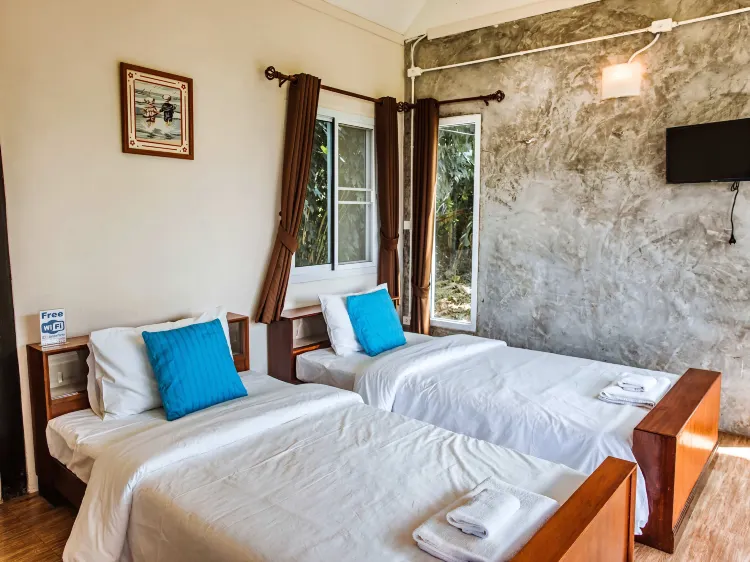 B104 บังกะโลเตียงเดี่ยว 2 เตียง