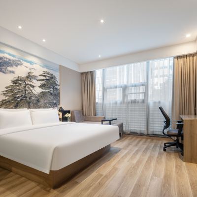 商務大床房（投屏+記憶枕+普蘭特床墊） 合肥高新區創新產業園銀泰城亞朵飯店優惠