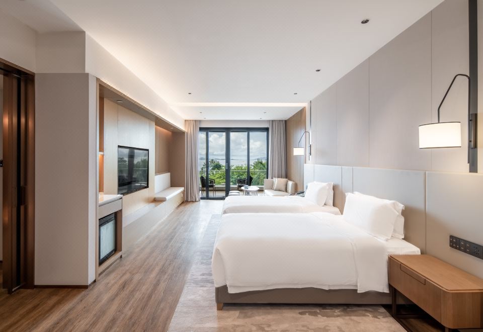 海景雙床套房（智能客控+MINI吧+天然乳膠枕）