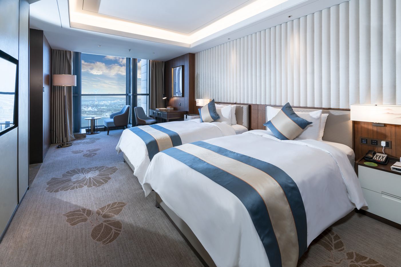 湖景行政双床房