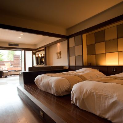 和洋式房（配備露天溫泉浴池） 支笏湖鶴雅度假溫泉飯店水之謌優惠