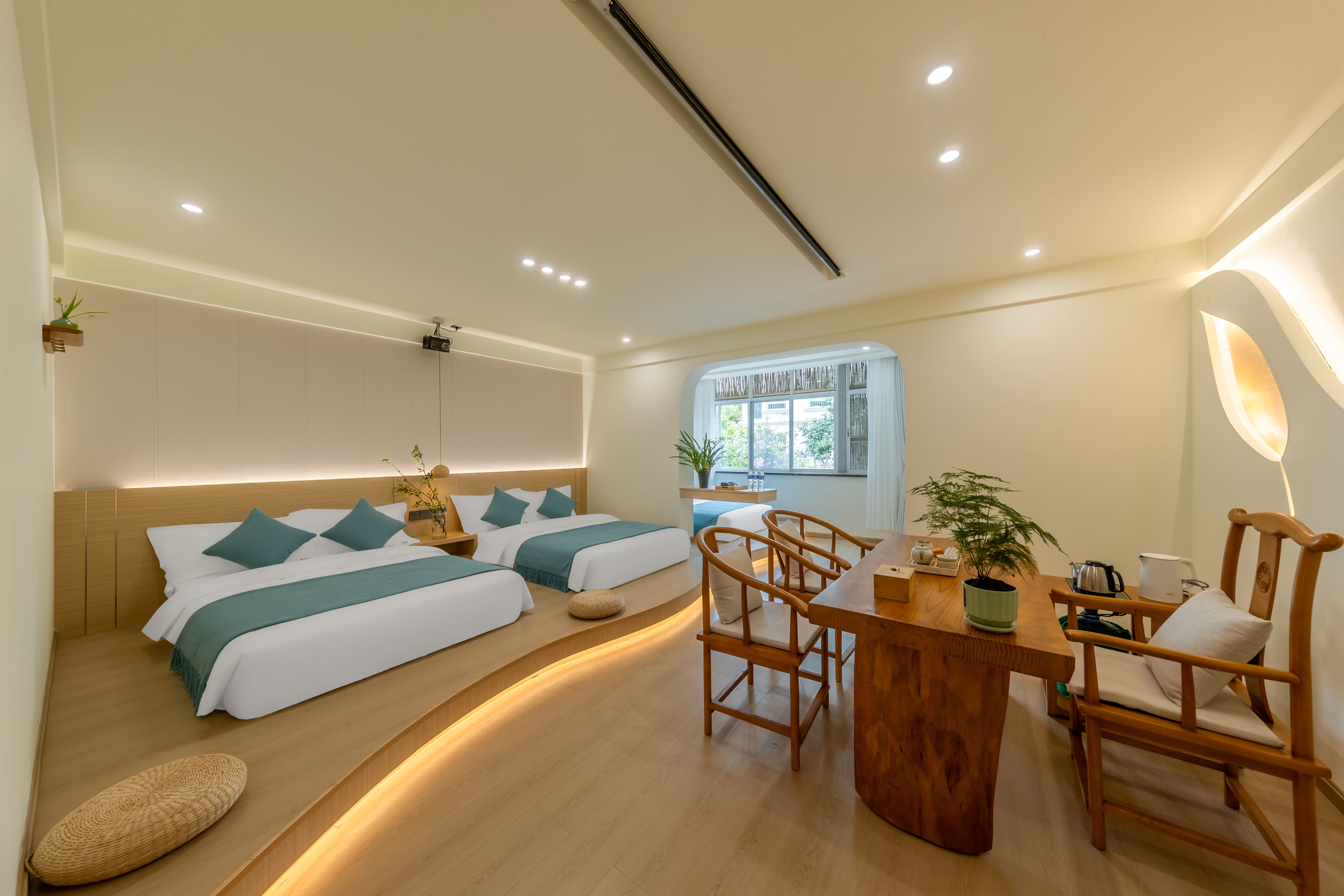 萨米悠韵别墅三床房[100寸1080P投影+智能马桶]