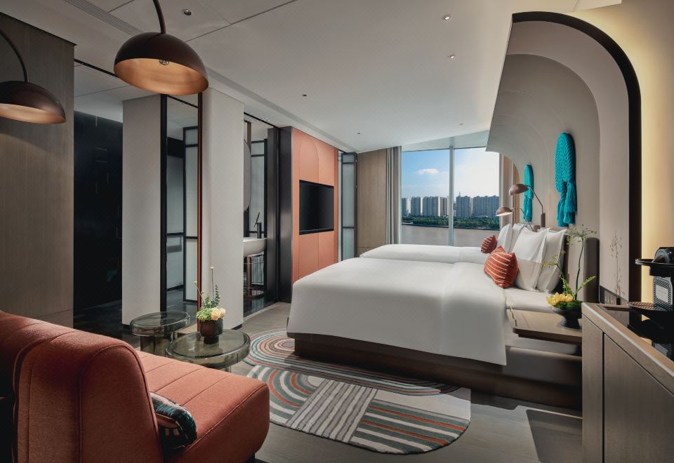 精品房（2張雙人床+江景）