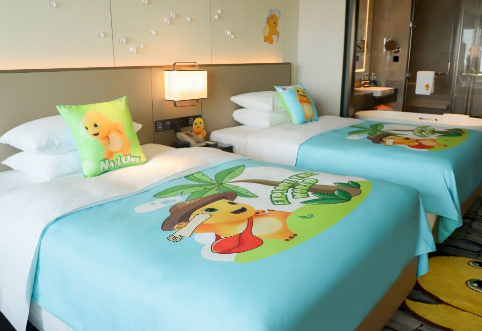 奶龙主题亲子双床房