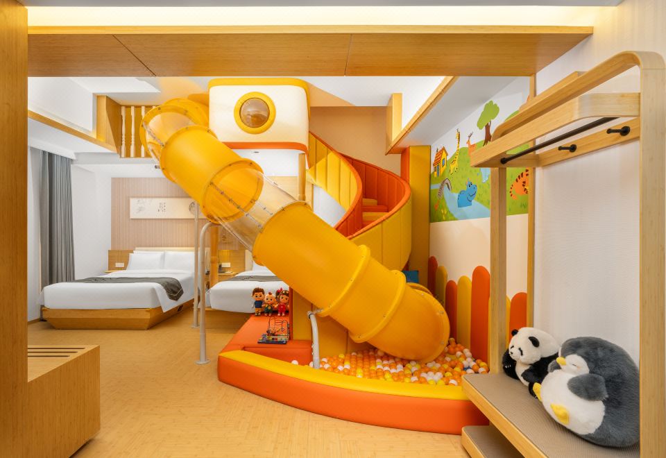 清莲居亲子房·新中式风温暖雅居+投屏电视