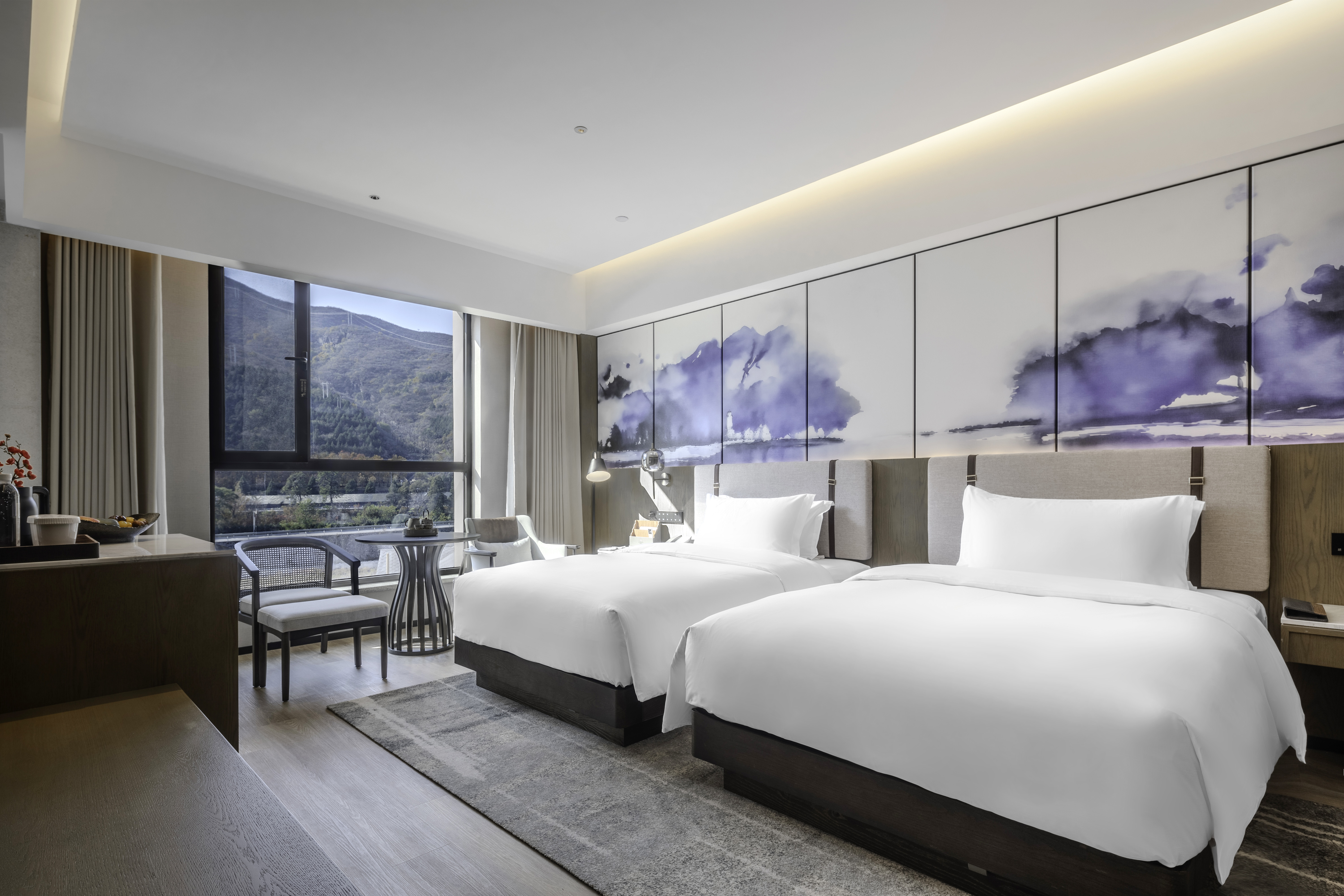 澜境高级双床房-带私汤泡池