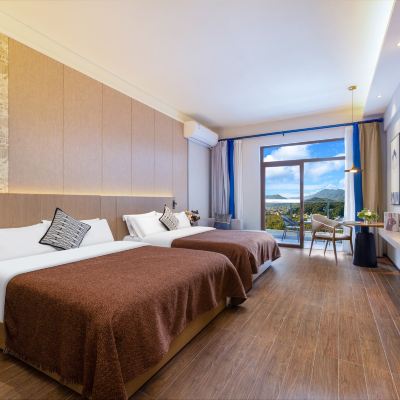 園景雙床房 龍門南崑山竹溪山境温泉酒店優惠