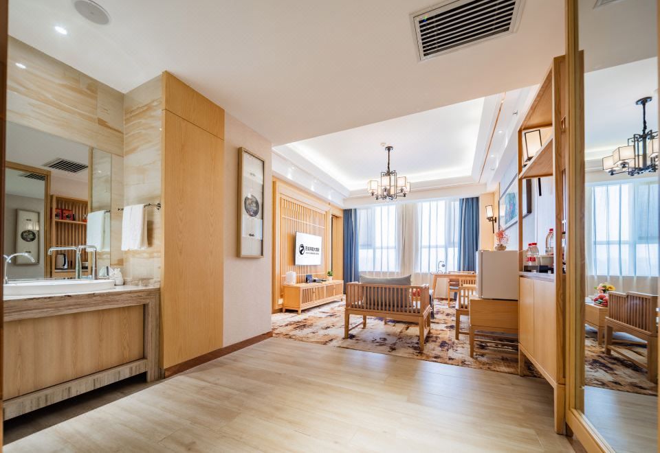 畅享·行政商务套房-私享会客厅+精致睡眠+中式风格