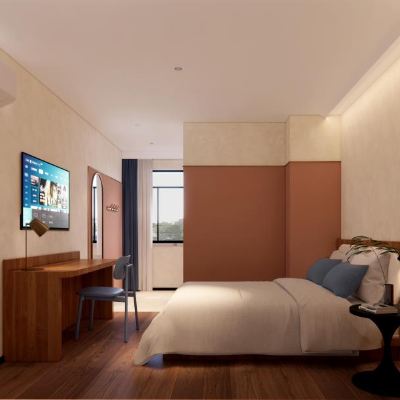 愛馬仕橙大床房（溫馨舒適+舒適好眠+乾濕分離） 廈門海島鷺嶼飯店（廈大雙子塔店）優惠