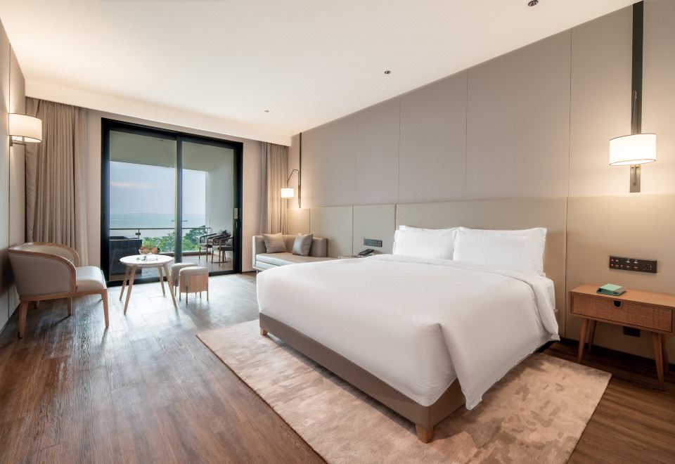 溫泉海景豪華大床房（MINI吧+天然乳膠枕+私湯）